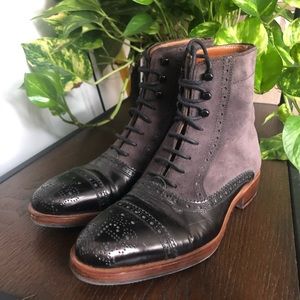 Fluevog “Hartford” Brogue Dress Boots | Size 6